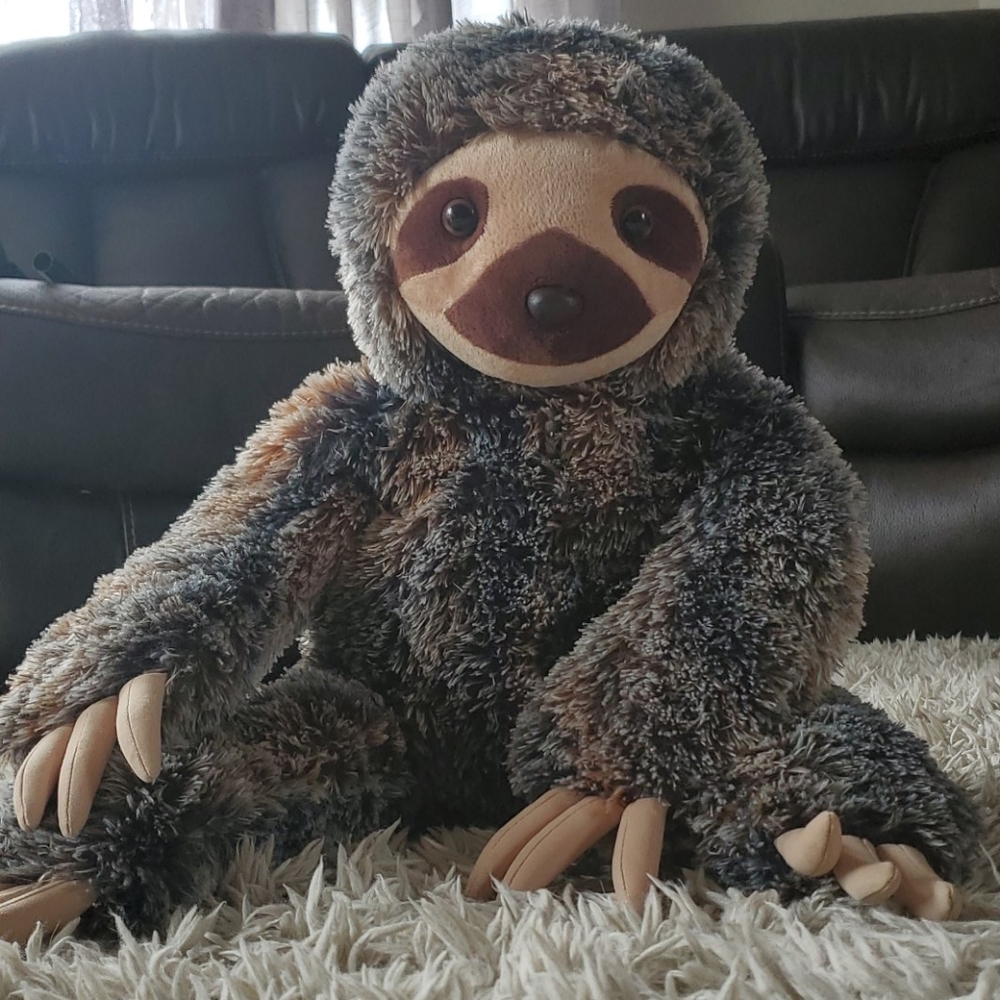 Stuffed animal sloth